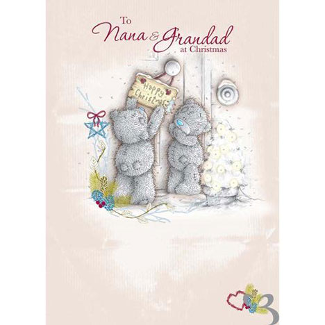 Nana & Grandad Me to You Bear Christmas Card £1.79